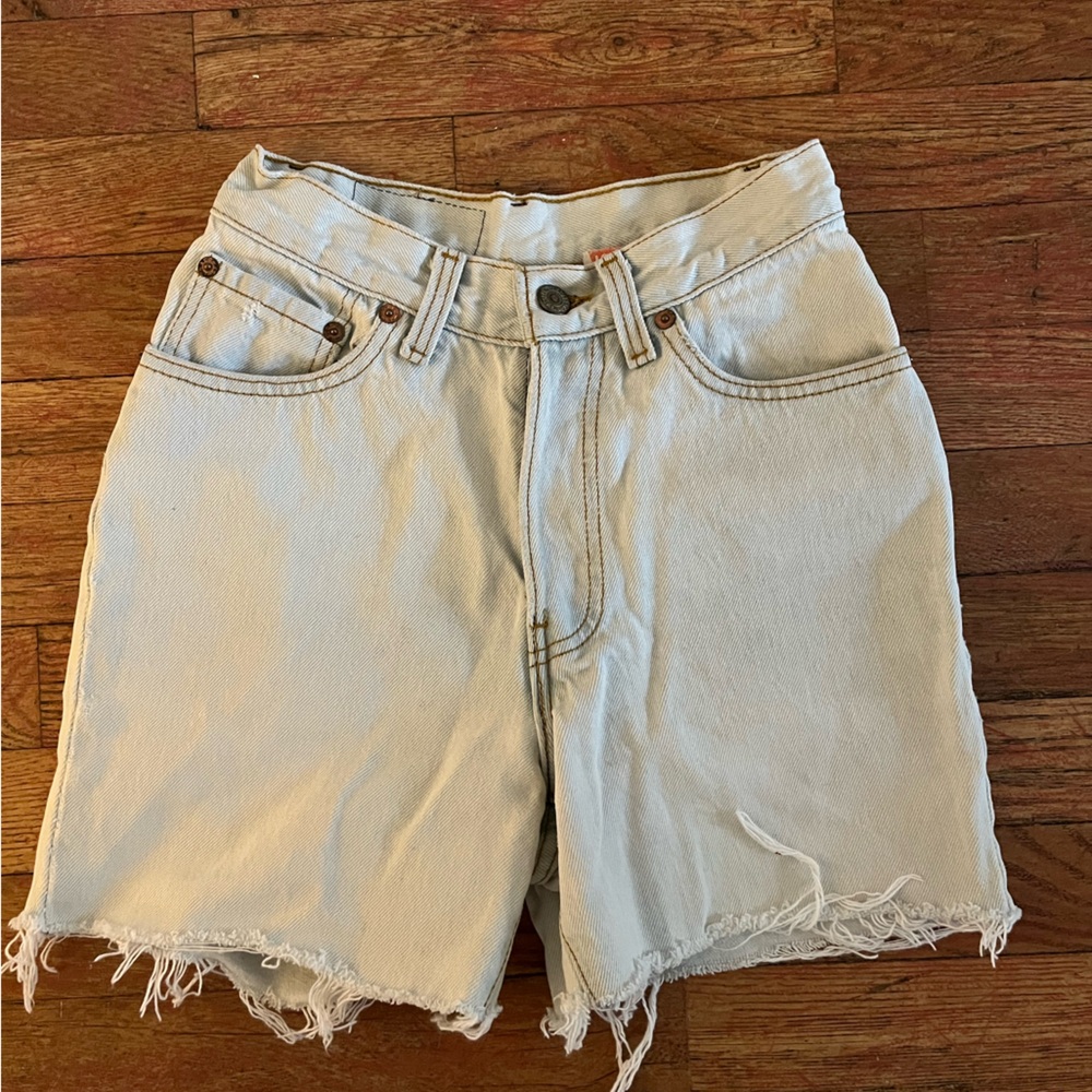 Levi's Light Blue Jean Shorts for Women
